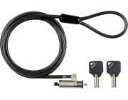 eSTUFF bezpečnostní zámek s klíči pro K-Slot (Gearlab box), 1,8 m, černá