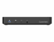 eSTUFF dokovací stanice Triple 4K USB-C Hybrid (Gearlab box), hliníková