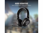 Kabelová herní sluchátka Corsair HS35 SURROUND v2, černá