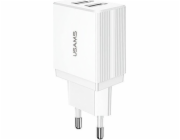 Nástěnná nabíječka 2xUSB T24 2.1A Bílá