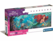 Clementoni - Puzzle Panorama 1000 Disney Malá mořská víla