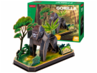 CubicFun - Puzzle 3D Zvířecí kamarádi Gorila - 34 dílků