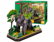 CubicFun - Puzzle 3D Zvířecí kamarádi Gorila - 34 dílků