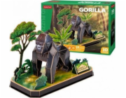 CubicFun - Puzzle 3D Zvířecí kamarádi Gorila - 34 dílků