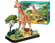 CubicFun - Puzzle 3D Zvířecí kamarádi Žirafa - 43 dílků