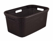 Koš na prádlo Curver Style 45L tmavě hnědý