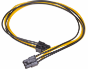 Akyga adaptér PCI Express 6-pin F-F/40cm