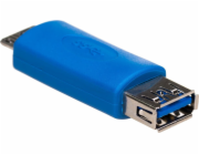 Akyga adaptér USB-A3.0/microUSB-B 3.0/ABS/modrá