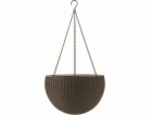 Keter Závěsný květináč Sphere mocca 35 cm