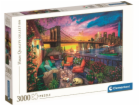 Clementoni - Puzzle 3000 Západ slunce nad Manhattanem