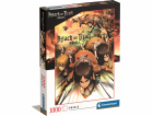 Clementoni - Puzzle 1000 Útok titánů (Attack on Titan)