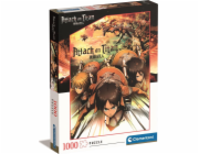 Clementoni - Puzzle 1000 Útok titánů (Attack on Titan)