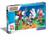 Clementoni - Puzzle 104 Sonic
