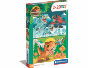 Clementoni - Puzzle 2x20 Jurský svět
