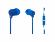 Sluchátka Meliconi, 497445  FLUO BLUE, uzavřená konstrukce, 3,5 mm Jack, frekvenční rozsah 20-20000 Hz, měnič 8 mm