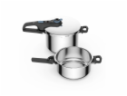 TEFAL Secure Trendy tlakový hrnec 4 l + 6L + koš P2584301