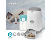 NEDIS Wi-Fi chytrý automat na krmivo pro domácí mazlíčky/ Android/ iOS/ Nedis® SmartLife/ bílo-šedý