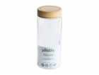 Dóza Pebbly, PKV-028, skleněná, kulatá, na jídlo, 850 ml,...