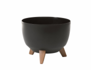 Hrnec Lamela Roma 880-04, plast, H 29 cm, černý