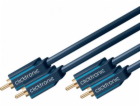 ClickTronic HQ OFC kabel 2x Cinch - 2x Cinch RCA, M/M, 10m