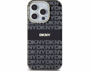 DKNY  DKHMP14LHRHSEK iPhone 14 Pro 6.1 černo/černé pevné pouzdro IML Mono & Stripe MagSafe