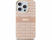 DKNY  DKHMP14LHRHSEP iPhone 14 Pro 6.1 růžový/růžový pevný obal IML Mono & Stripe MagSafe