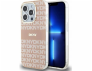 DKNY  DKHMP15LHRHSEP iPhone 15 Pro 6.1 růžový/růžový pevný obal IML Mono & Stripe MagSafe