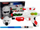 Hubená sportovní vesmírná laserová pistole se zářící mask...