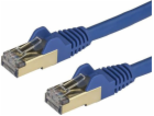 Patchcord StarTech CAT6A, STP, 1m, modrý (6ASPAT1MBL)
