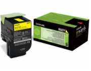 Originální toner Lexmark 80C20Y0 žlutý (80C20Y0)