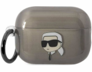 Pouzdro Karl Lagerfeld KKLAP2HNIKTCK Apple AirPods Pro 2 černo/černé Pouzdro Ikonik