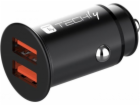 Techly nabíječka do auta Rychlá mini nabíječka 2x USB 36W...