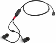 Sluchátka Lenovo | Go USB-C ANC sluchátka do uší (MS Teams) | Vestavěný mikrofon | Černá | USB Type-C | Kabelové
