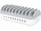 Charger Manhattan 10portová USB nabíjecí stanice 120W 3x ...