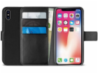 Puro Booklet Wallet Case iPhone Xs Max + stand up black