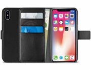 Puro Booklet Wallet Case iPhone Xs Max + stand up black