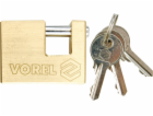Vorel Mosazný visací zámek 90mm 3 klíče 77213