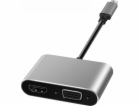 USB Art Adapter ADAPTÉR USB-C / HDMI samice 4K 30Hz + SVG...