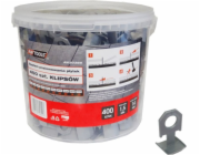 AWTools Systém vyrovnávání dlaždic 7-14mm klip 400ks. (AW30366)
