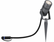 Paulmann Outdoor Plug & Shine spot 12W IP65 230V 3000K šedá/hliník