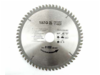 Yato Kotoučová pila na hliník 250x30mm 100z YT-6095