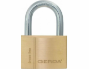 Gerda MOSAZNÝ ZÁMEK 50mm 2 ks. BLISTER SE 6 KLÍČI