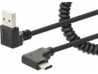 Manhattan USB-A – USB-C USB kabel černý (356220)