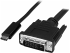 StarTech USB-C - DVI-D USB kabel 1 m černý (CDP2DVIMM1MB)