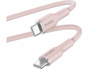 Puro USB-C – USB-C kabel USB-C 1,5 m růžový (PUR670)