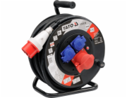 Yato Power buben prodlužovací kabel 3 zásuvky 25m kabel 5x2,5mm2 YT-8120