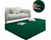 Strado králičí koberec 200x200 zelený (lahvově zelený)