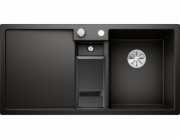 Blanco Collectis 6 S Silgranit černý dřez s automatickou zástrčkou InFino, vložka s víkem, pravá mísa (525866)