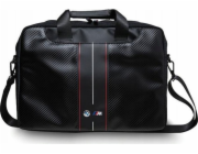 BMW taška BMW Carbon Red Stripes - Taška na notebook 16 (černá)
