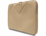 Pouzdro Guess  Triangle 4G – pouzdro na notebook 13/14 (zlaté)